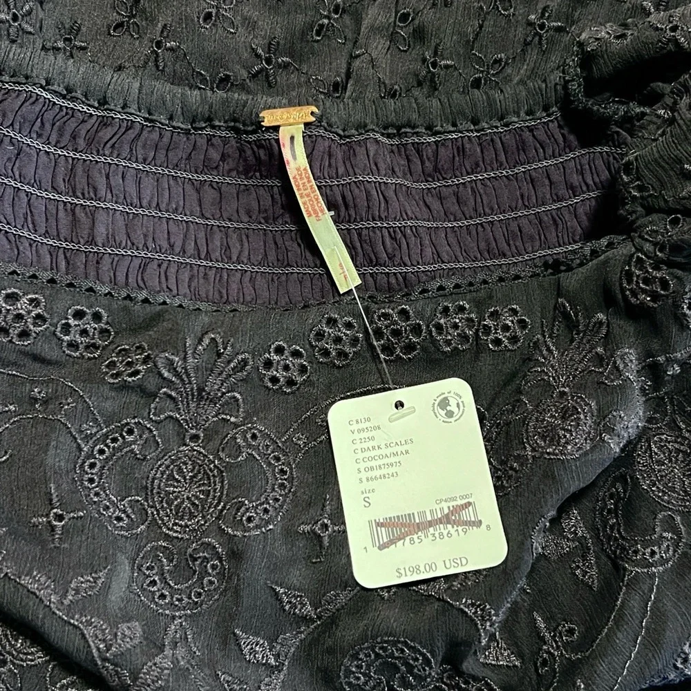 NEW Free People Malina Maxi Dress in Dark Scales - Picture 14 of 16
